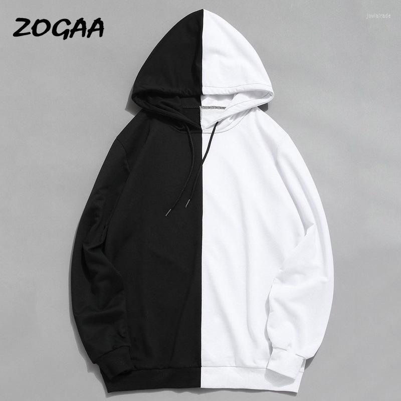 

Men' Hoodies ZOGAA Harajuku Mens Casual Cotton 5 Colors Hip Hop Black Hoodie -2XL Men And Women 2022