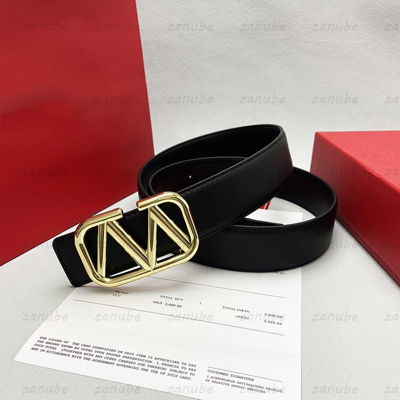 

Designer Belt Luxury Genuine Leather Belts Cowskin Waistbands Fashion Gold Letter Smooth Buckle Belt Mens Waistband Width 3.8cm 4 Colors New