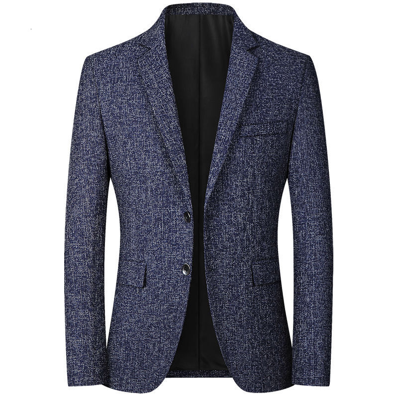 

Men' Suits Blazers Brand Men Jackets Casual Coats Handsome Masculino Business Striped Tops Hombre Wedding Suit Jacket 221201, Blue