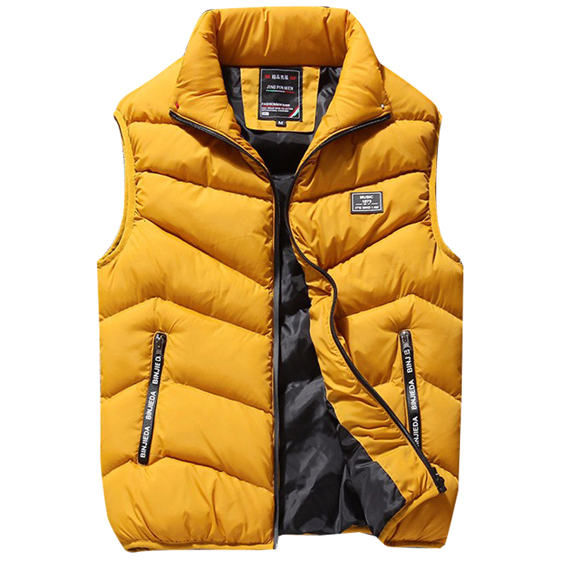 

Men's Vests L8XL Vest Men Autumn Spring Fashion Coats CottonPadded Men's Vests Male Sleeveless Jacket Casual Thickening Waistcoat 221202, Black