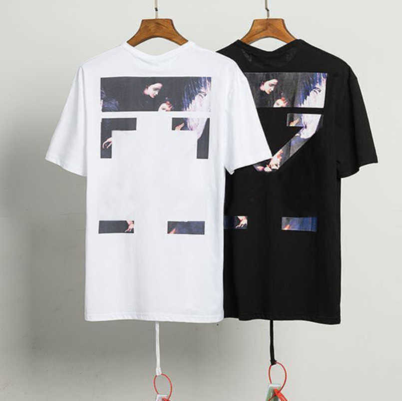 

Luxury t Mens Fashion Shirt Brand Offs Tops Tees Shirts Couple T-shirt Designer Men Women Cotton Sweatshirt Black White Arrow Badge T-shirts Casual Sport Tshirts E42q, 24