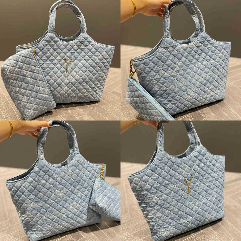 

New Evening Bags Totes Designer Diamond Handbag Women Big Logo Tote Leather Simple and Generous Shoulder Messenger Shopping with Wallet 220804, 37*35cm