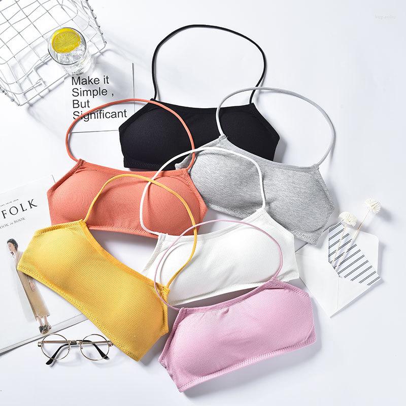

Yoga Outfit Strapless Women Tube Top Sexy Bra Cropped Chest Invisible Seamless Underwear Lingerie Wireless Padded Bandeau, Yellow