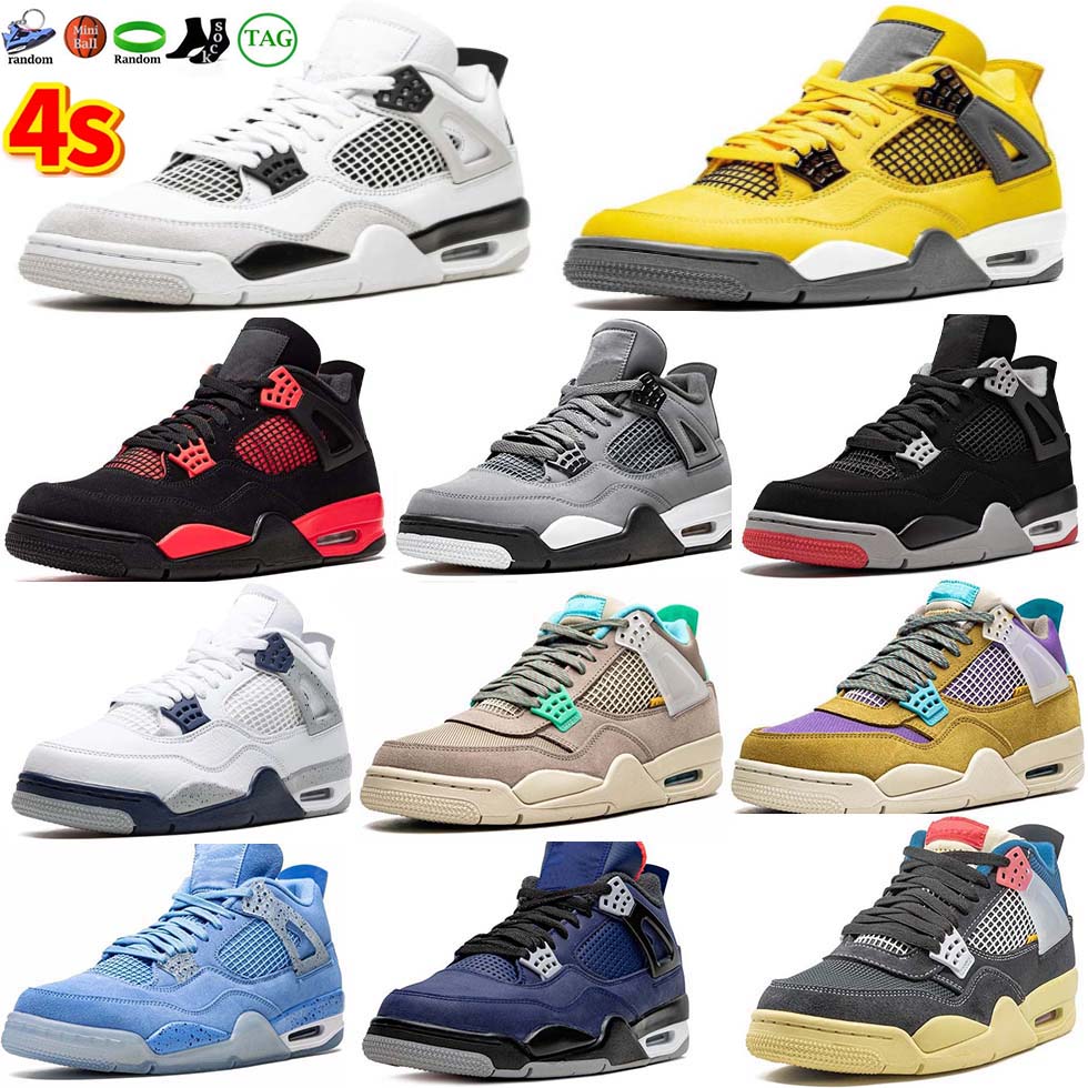

Basketball Shoes Womens Sneakers Trainers retro Military Canvas Sail Oreo University Blue Black Cat 2022 Jumpman 4 Og 4S Mens Guava What The Wild Things, A15