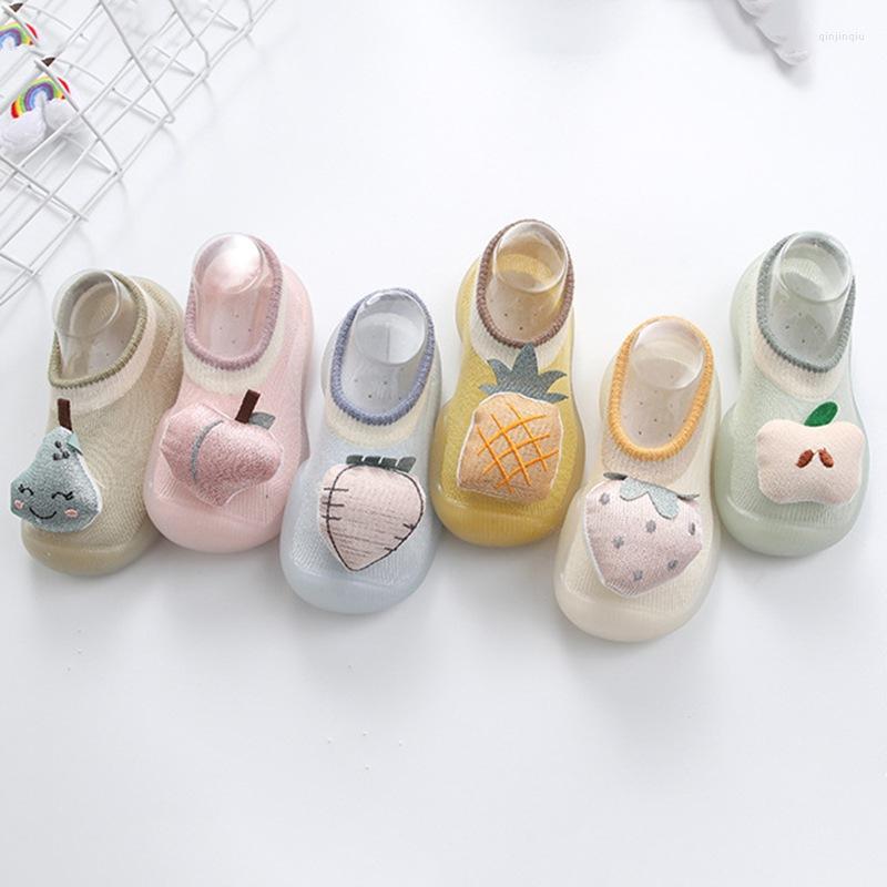 

Athletic Shoes Baywell Breathable Cartoon Children's Baby Boy Girl Soft Sole Rubber Indoor Cute Fruit Anti-slip Booties, Ql