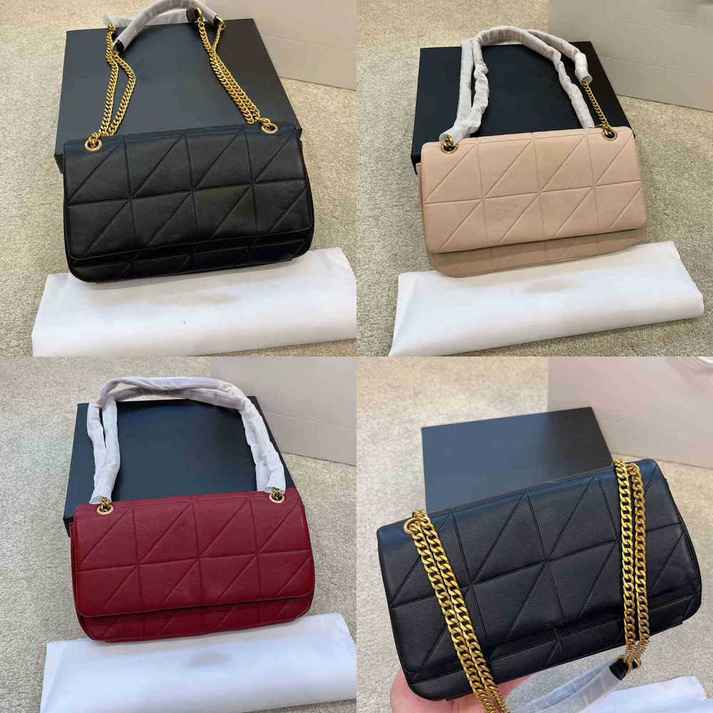 

New Evening Bags Luxur Elegant Diamond Underarm Bag Shoulder Women Chain Baguette Designer Handbags Leather Female Purse Handbag 220829, Black