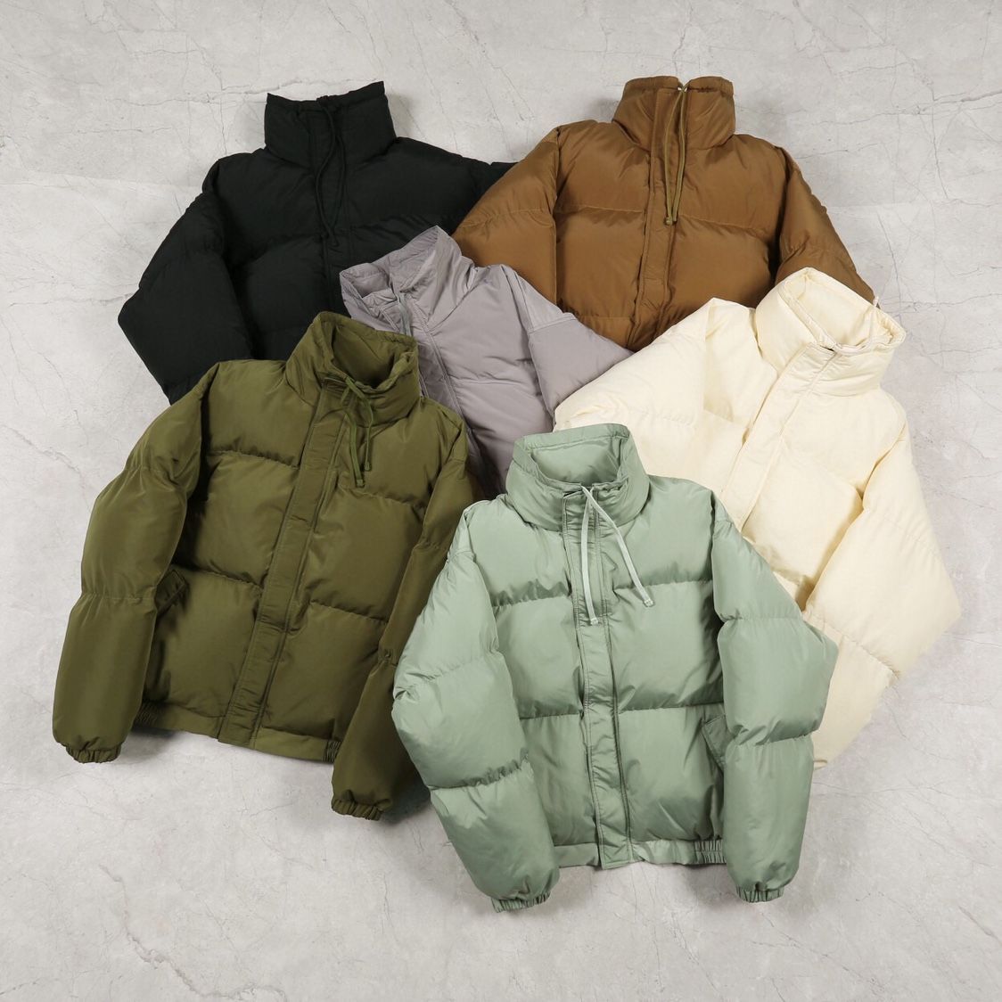 

Autumn and winter Men's Down OU95 new lightweight warm fashion brand stand-up collar short down cotton-padded jacket