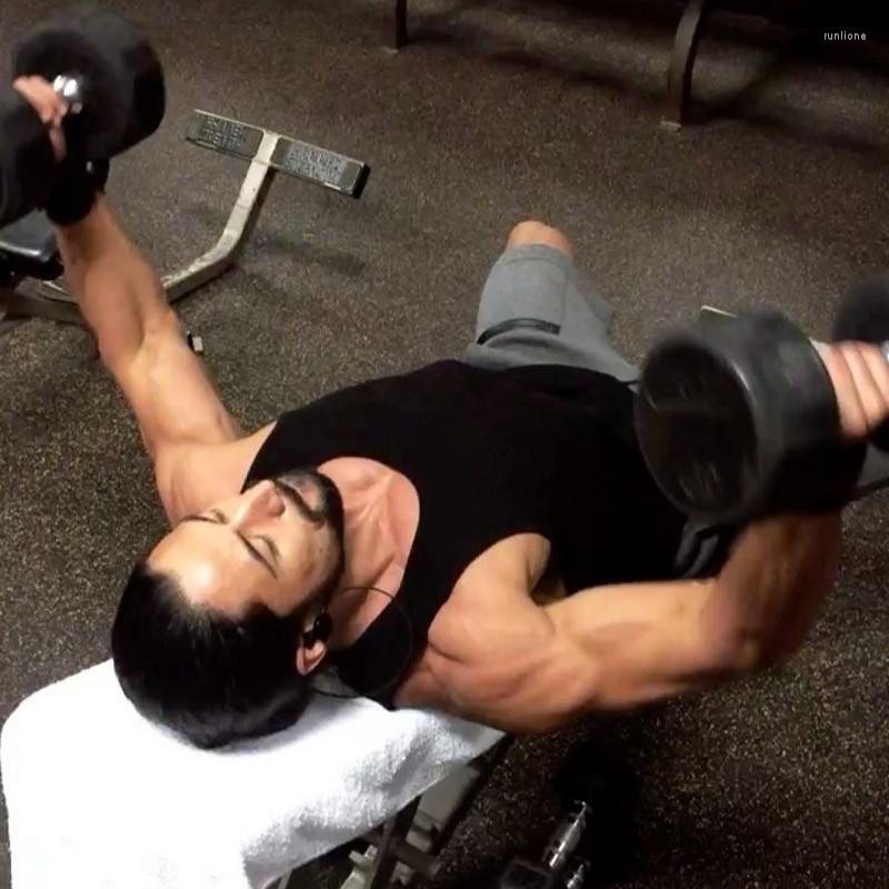 

Men's Tank Tops Men's Gym Workout Bodybuilding Y Back Fitness Thin Shoulder Strap Muscle Fit Stringer Printed Extreme Tee