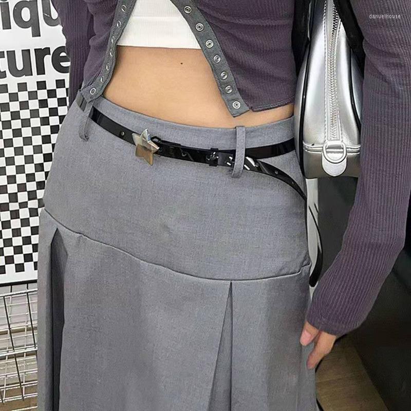 

Belts Kawaii Star Belt Women Jeans Buckle Vintage 2000s Grunge Indie Aesthetic Y2k Accessories Korean Fashion, White