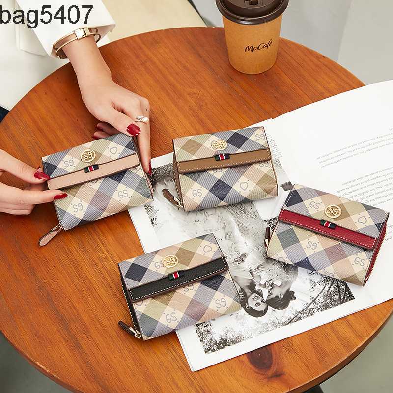 

Luxury Design Bag Ladies Purseshop Wholesale and Retail Card Wallet All in One Women's Organ Card 2023 New Fashion Short Simple Multi Dign, Dark gray