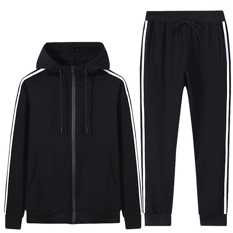 

Men's Tracksuits DIY Solid Color Tracksuit Men Set Autumn Casual Men's Zip Hoodies Pants Two-Piece Trendy Sportswear Male PEH1, Peh-diy