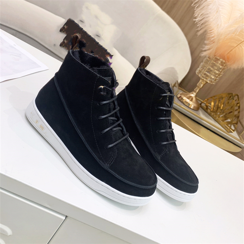 

Fashio n Designer Women Boots Louiseity High Heels Knight Martin Leather Wool Winter Warm Black Party Wedding Flat Shoes Viutonity 05-019