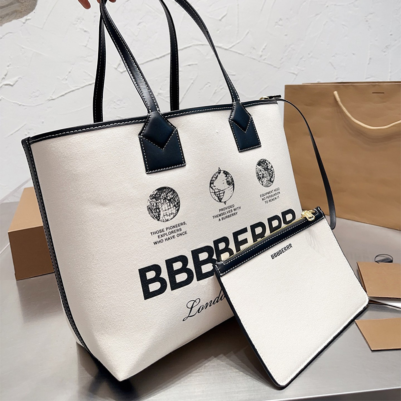 

Tote Bag handbags Designers Bags Luxurys Casual Tote Crossbody Shoulder Canvas Material handbag large capacity banquet Wallet leisure purse friends style good, White