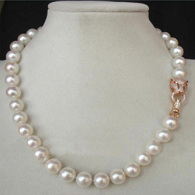

GENUINE Jewelry 8-9MM AAAA WHITE SOUTH SEA PEARL NECKLACE 18 INCH