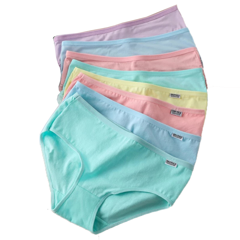 

Women's Panties 7Pcs Panties for Woman Underwear Cotton Sexy Breathable Soft Lingerie Female Briefs Girls Cute Solid Color Underpants Large Size 221202, Na5