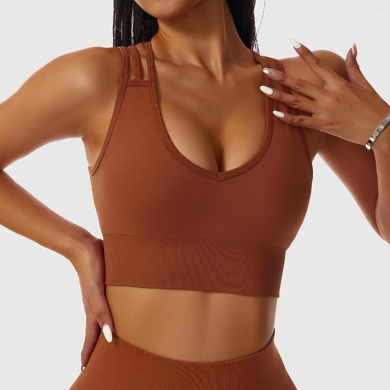 

Bras Lounge Casual Sexy Lingerie Vest Women Yoga Bra Tank Tops Streetwear Push Up Cropped Top, Black