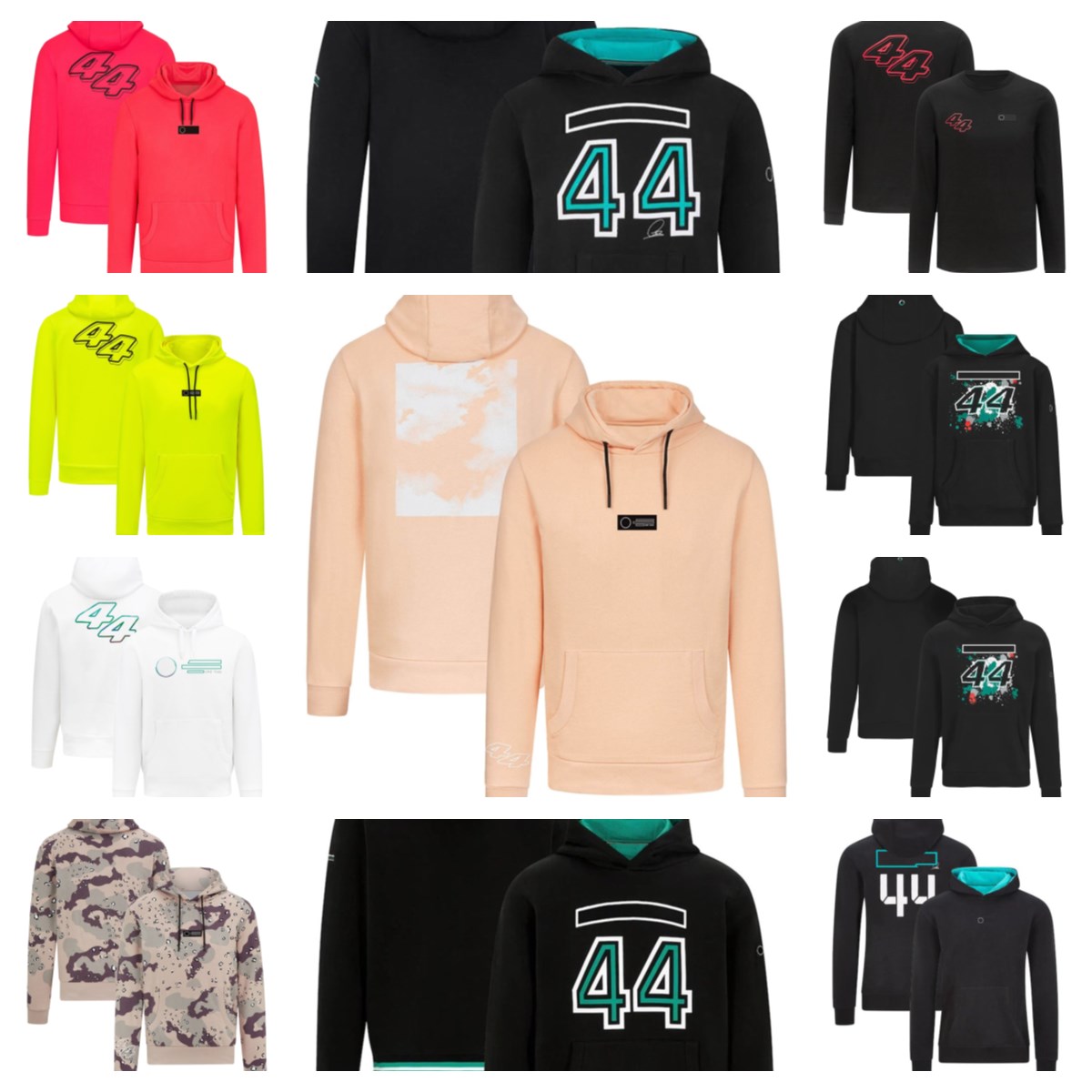 

F1 Team Clothing Men's Racing Hoodie New Long Sleeve Car logo Sweater Coat