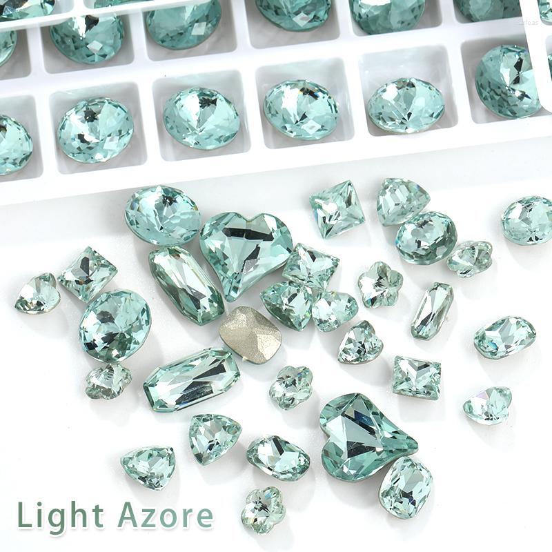 

Nail Art Decorations 10 Shape Choice Light Azore 10pcs Diamond Crystal Decors Glitter Kawaii Bright Nails Rhinestones On Supplies