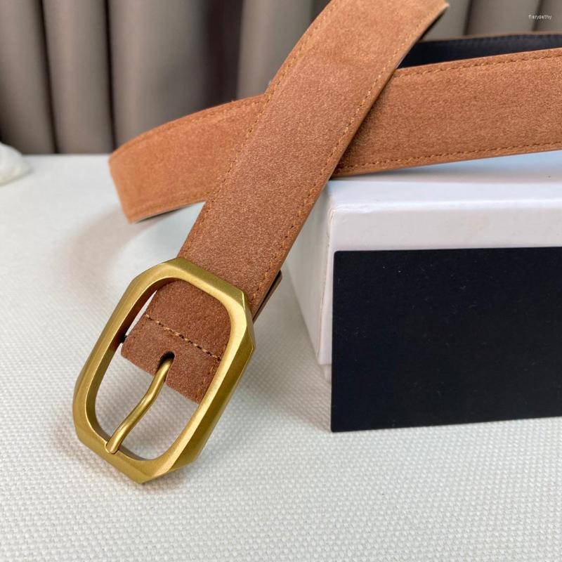 

Belts High Quality 2022 Women's Belt Genuine Leather Cowhine Ancient Gold Silver Buckle Stylish For Elegant, White