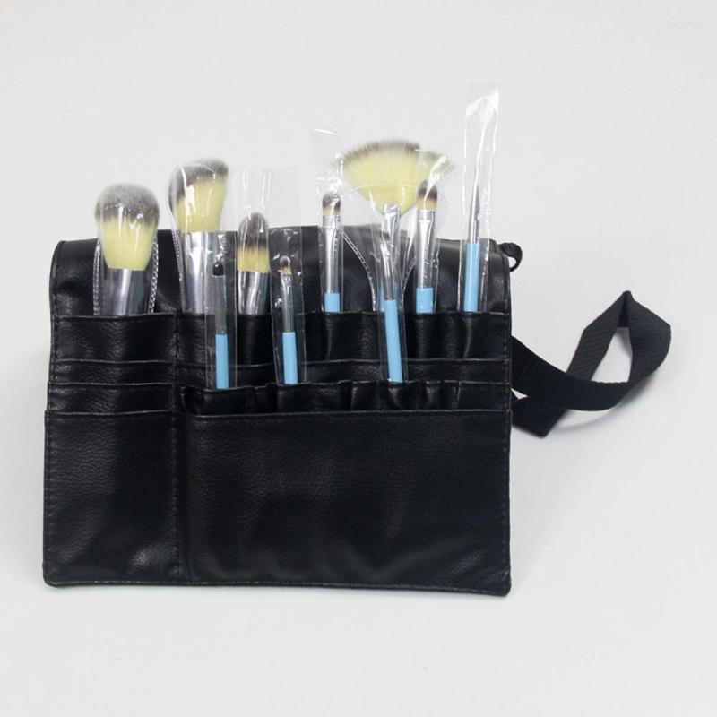 

Pro Makeup Cosmetic 18 Pockets Artist Brush Apron Belt Strap Bag Case