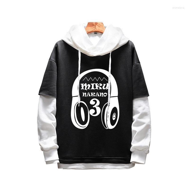 

Men' Hoodies Anime The Quintessential Quintuplets Casual Printing Hoodie Sweatshirt Nakano Miku Men Women Male Streetwear Pullover