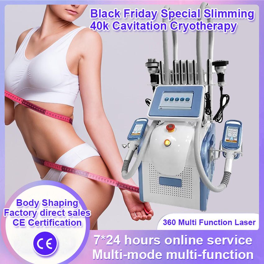 

2023 New Cryolipolysis Body Contouring Machine Fat Freezing 360 cryo Liposuction Equipment Lipo Laser Slim Machines 1 years Warranty