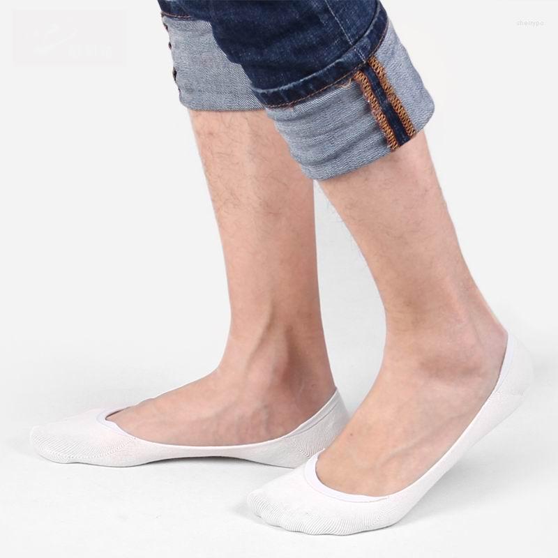 

Men's Socks 5pairs/lot Men's Super Invisible Cotton Boat Anti Slip Summer Slipper High Qualtiy Man Ankle, Black