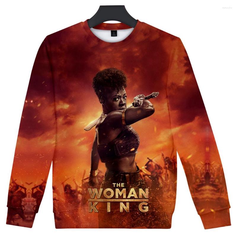 

Men's Hoodies 2022 American Film The Woman King Hoodie 3D Daily Winter Men Child Casual Long Sleeve Top Shirt, Picture shown