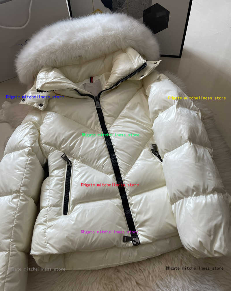 

Women's Original Quality Winter Jackets White Duck Down Jacket Woman Long Moncleity Puffer Coat Thick Warm Women Real Wolf Fur Collar Coats Hooded Waterproof Parkas
