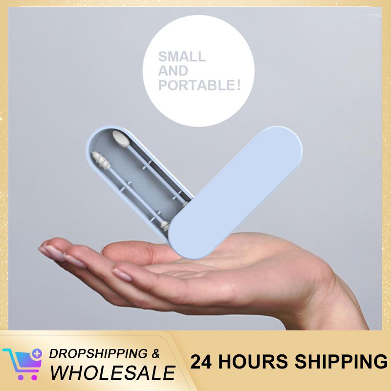 

Makeup Sponges 2pcs / With Box Reusable Cotton Swab Portable Silicone Cleanable For Ear Cleaning Beauty Treatment Cosmetic Tool