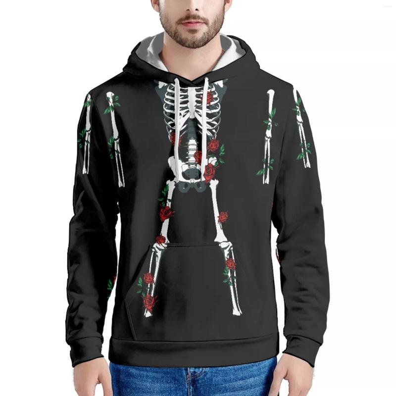

Men's Hoodies Halloween Skull Print Design Men's Clothing Sweatshirt Oversized Pullover Hoodie Swetshirt With Pockets Outdoor, Ysfj0371hdz72