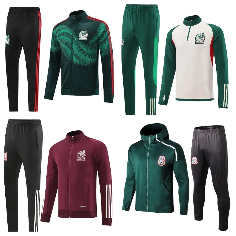 

WORLD 2022 CUP Mexico soccer jerseys OB09 H.LOZANO CHICHARITO RAUL LOZANO 22 23 2023 G DOS SANTOS OCHOA Long sleeve pants tracksuit hoodies coat Jacket training set, As shown6