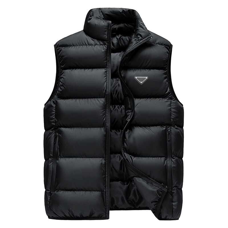

Mens vest designer Vests tops Fashion Coats cotton waistcoat men outerwear man No Sleeveless Jacket puffer Autumn Winter vests Keep Windbreaker Coat size -4XL, Black