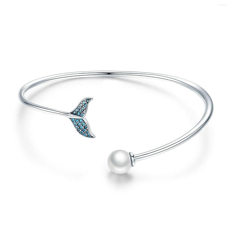 

Charm Bracelets Fashion Whale Tail Bangle For Women Personalzied Jewelry