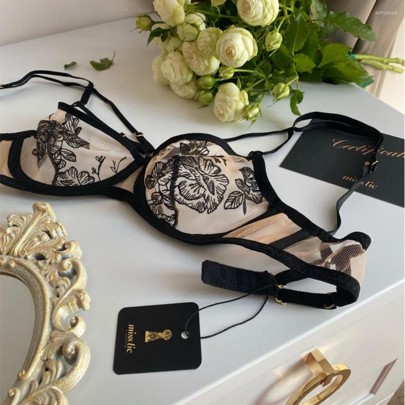 

Bras Sets Sexy Lingerie For Women Hard Body European Exotic Costumes Lingere Set Underwear Lenceria Sensual Mujer, Black