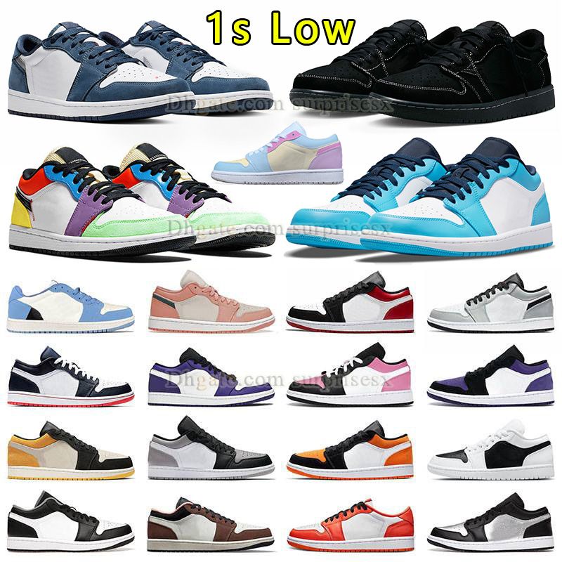 

Ts 1s Low Black Phantom Basketball Shoes Jumpman 1 Lows Midnight Navy Sail Black Reverse Mocha OG Bleached Coral Light Smoke Grye Bred Toe Multicolor Designer Sneaker, D67 36-46