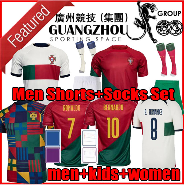 

2023 soccer jersey Portuguese Bruno FERNANDES DIOGO J. DANILO Portuguesa Retro 2022 Joao Felix 22 23 Football shirt BERNARDO Portugieser Men Women Kids Kit uniforms, 22/23 away 1