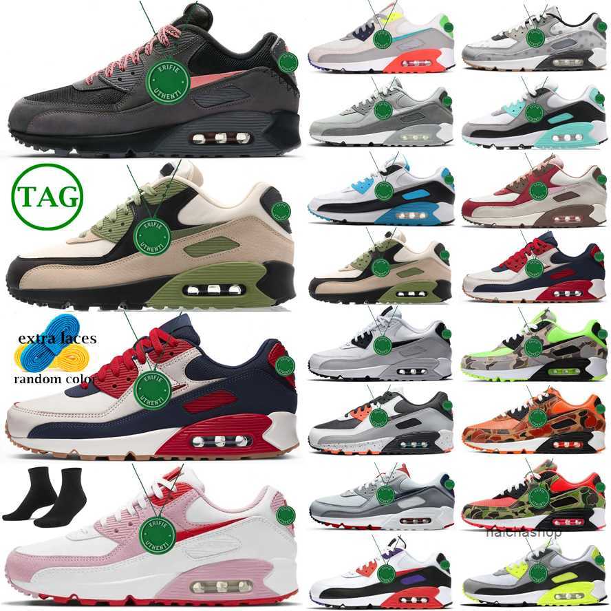 

2023 Airs maxs Cushion 90s Running Shoes Men Women Black Wolf Grey Eton Mess Dunksb From Above Sports Shoe 90 Royal cool grey Bred Mixtape Side B, Color # 11
