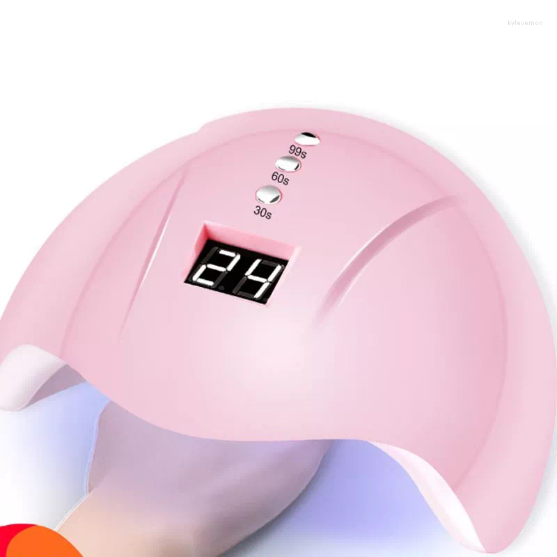 

Nail Dryers UV LED Lamp For Nails Dryer 36W Ice Manicure Gel Drying Varnish, Pink