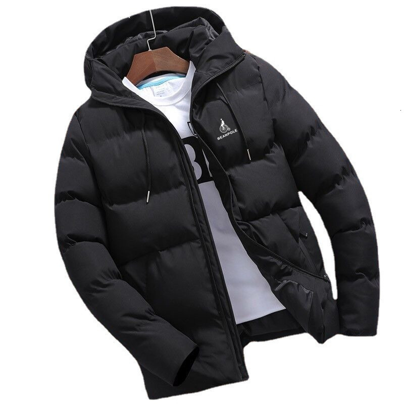 

Men's Jackets Beanpole Black Down Winter Coat Fashion Loose Bakery Thick Warm Padded 221201, Photo color4