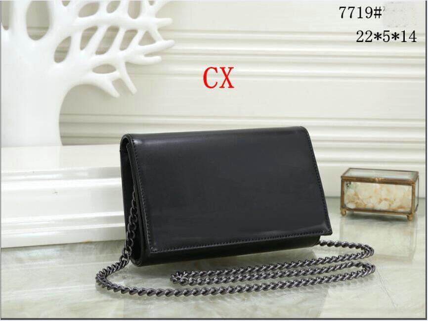 

Designer leather shoulder bag handbag lady crossbody bag for women fashion bags chains handbags chain purse messenger xuyt, Red