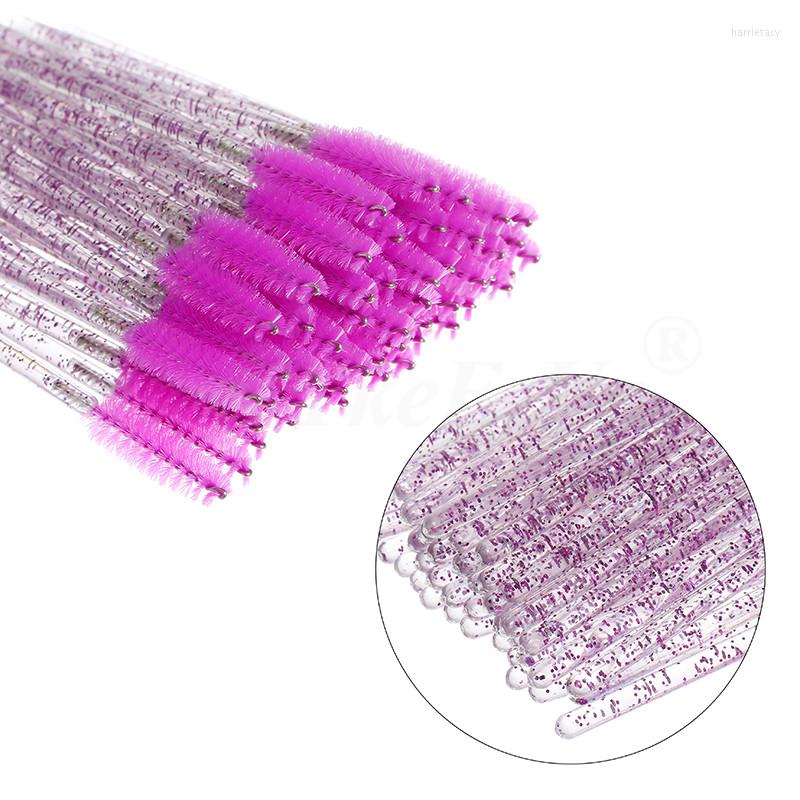 

Makeup Brushes 50pcs Straight Eyebrow Brush Portable For Mascara Mini Eyelash