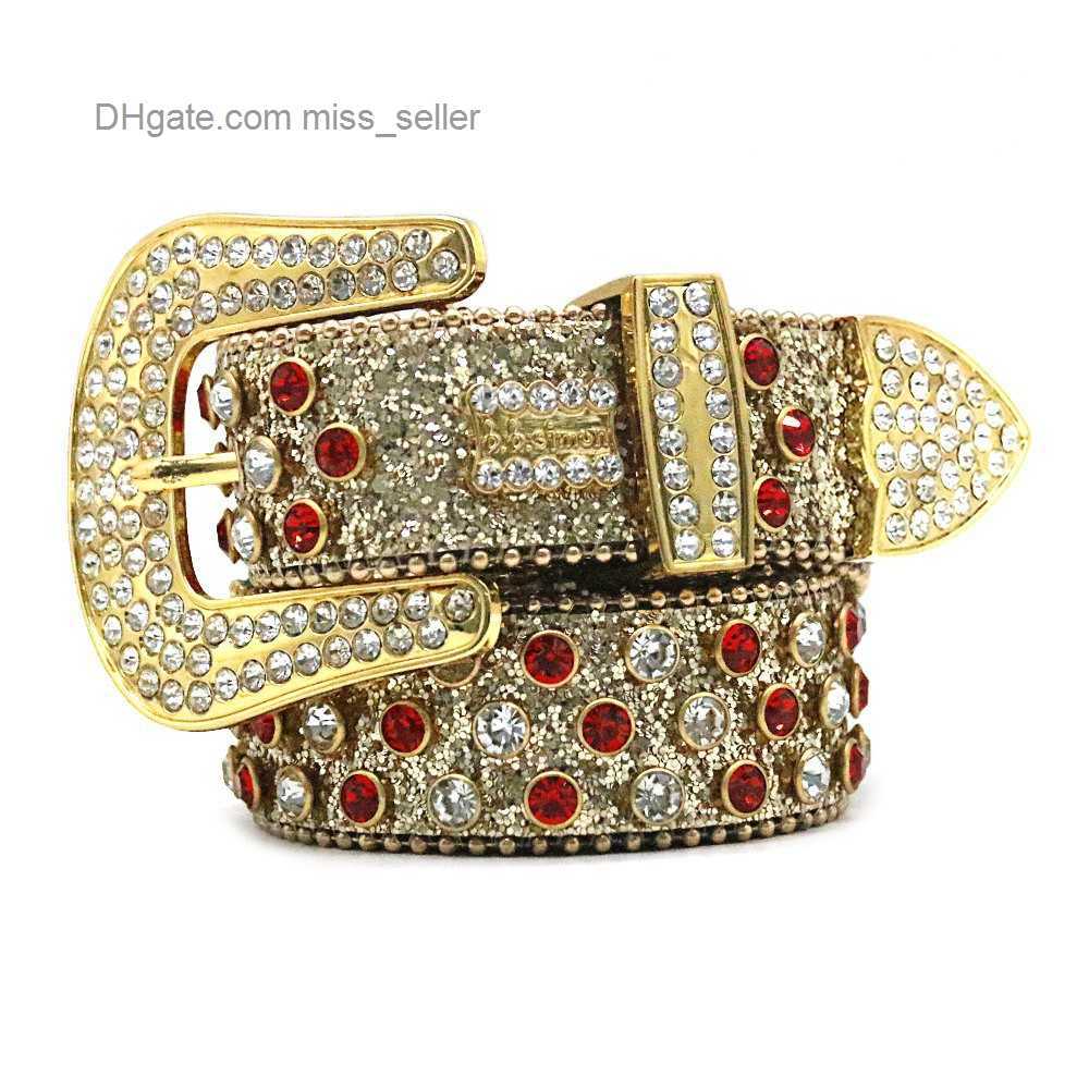 

2022 Designer Belt Bb Simon Guangzhou Belt New Belt Man Handmade Personality Fashion Trend Hip Hop Punk Style miss seller, Multi