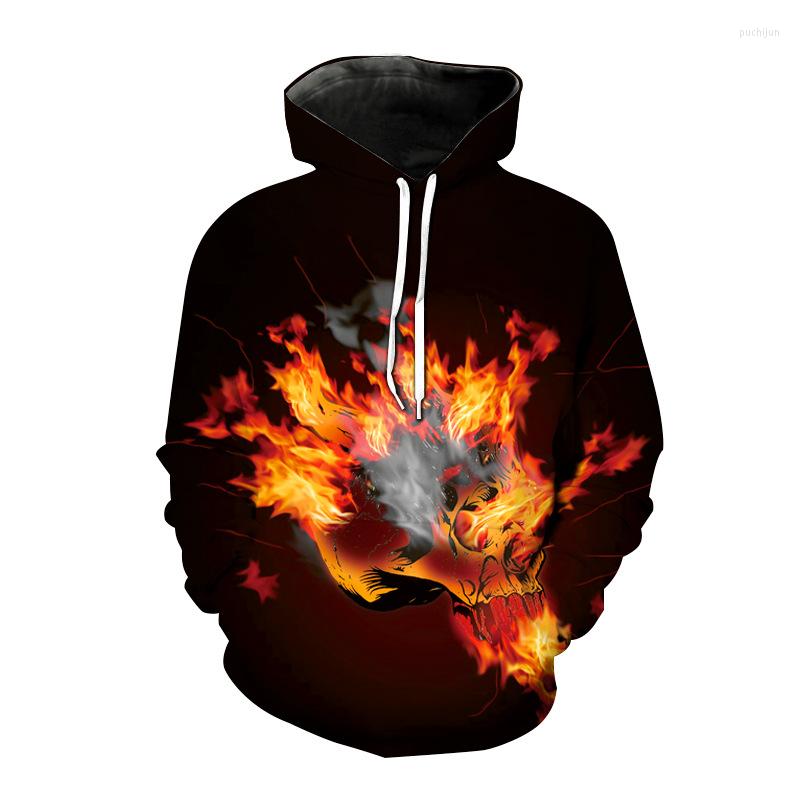 

Men' Hoodies Geometric Flame Printed 2022 Spring Men Women High Street Gorgeous Sweatshirts Fashion Chic Streetwear Pullovers Top