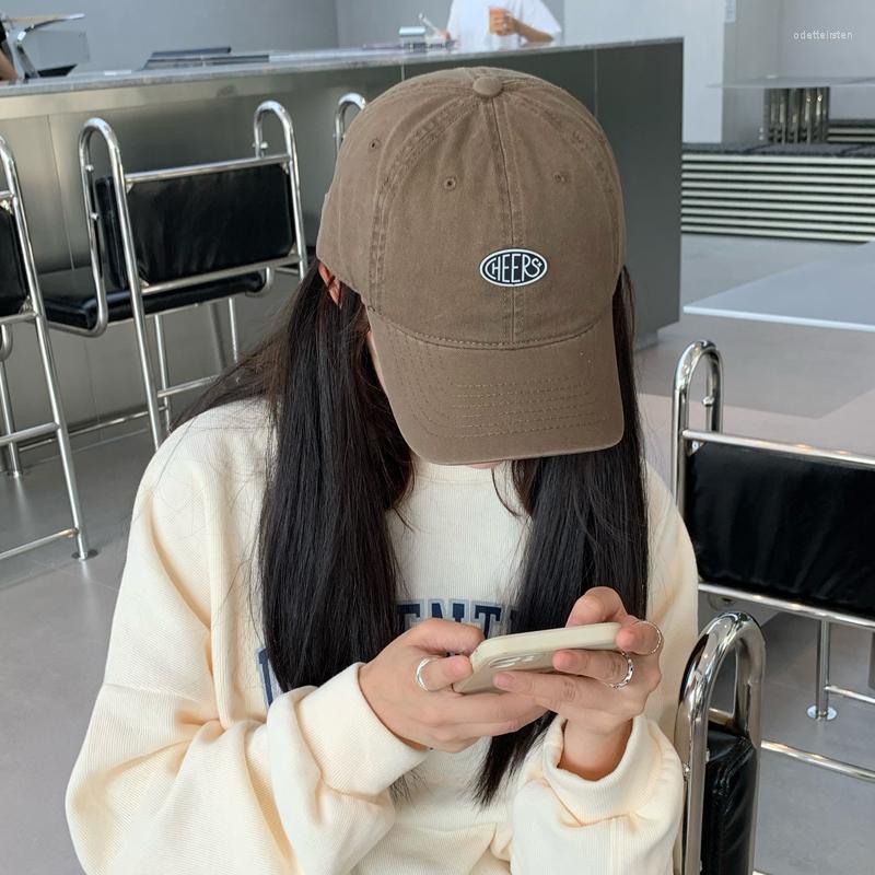 

Berets 2022 Original Design Trend Hat Ins Korean Men And Women Baseball Cap Fashion All-match Curved Brim Caps Running, Black