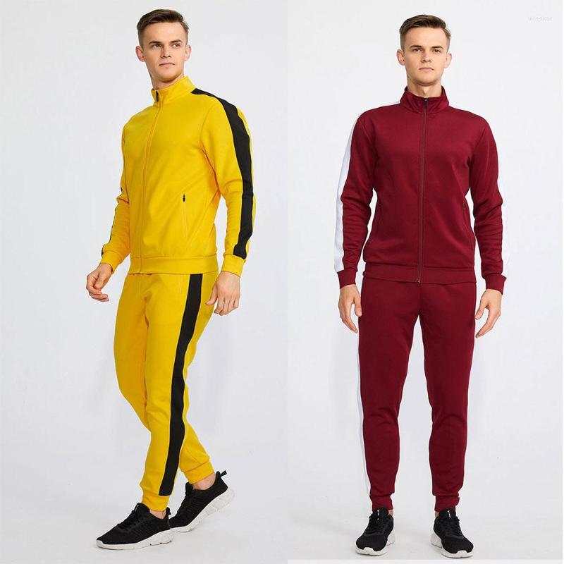 

Men' Tracksuits Men' Sets Sports Suit Sportswear Tracksuit Men Jogging Casual Male Zipper Jackets Pants 2 Pieces Boy Sweatsuits, Khaki