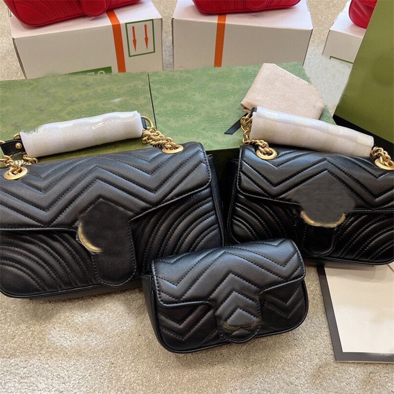 

Marmont bags wallet designer bag womens luxurys purse handbag card holder white black chain sac letter clutch trendy 7a luxury crossbody hobo shoulder handbags, 6#