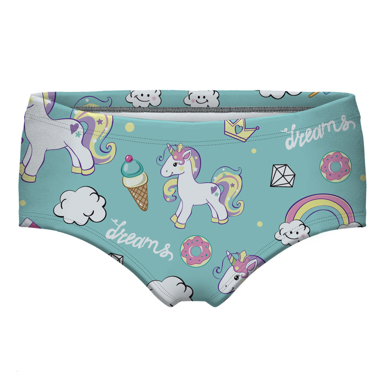 

Women's Panties abdl ddlg Briefs kink Age Play Little Big ddlb Adult Baby Underwear 221202, Turquoise