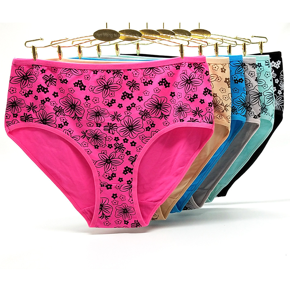 

Women's Panties 4pcslot Big Yards 2XL3XL4XL Lady Briefs Women's Panties Underwear Waist Cotton Mummy Plus Large Size 89243 221202, Multi