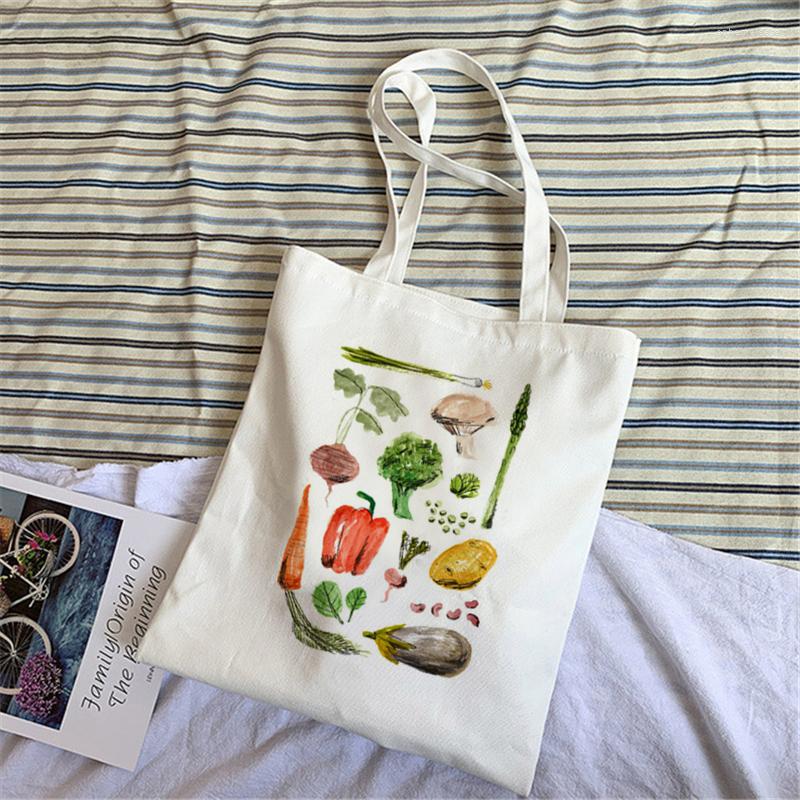 

Shopping Bags Fashion 2022 Women's Bag Large Capacity Harajuku Cartoon Retro Hip-hop Canvas Funny Shoulder Kawaii, 26